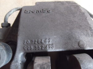 996.352.425 & 996.352.426. BREMBO Rear Brake Calipers Porsche 996 & Porsche 997