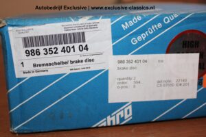 986.352.401.04 Brake Disc Sebro Porsche Boxster 986