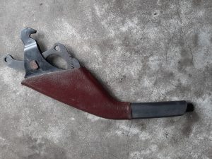 944.424.049.00 Handbrake Lever bordeaux Red Porsche 944 Type 2