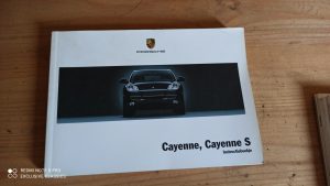 Opbergmapje-instructieboekjes-Handleidingen-Porsche-Cayenne